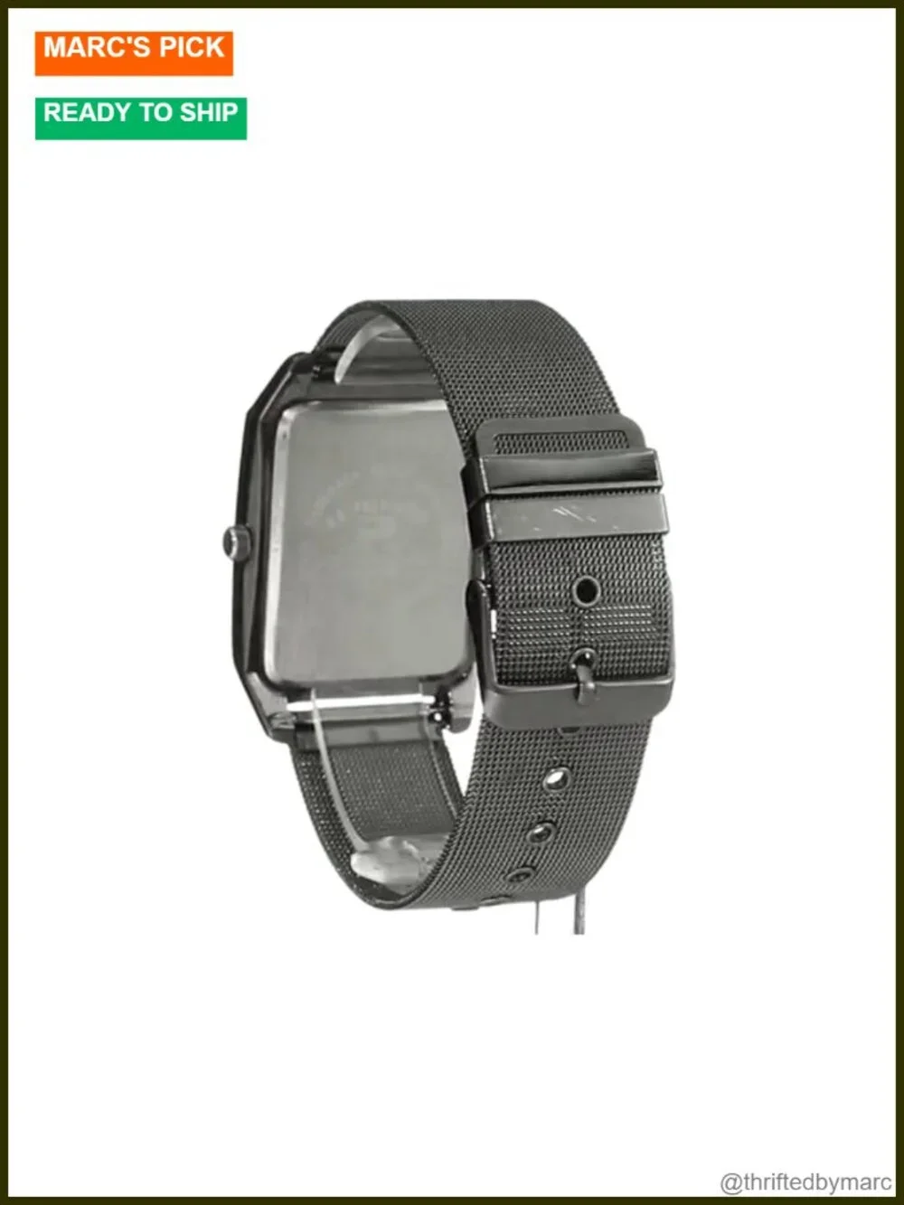 Men's Quartz Metal Bracelet Watch with Crystal Accents